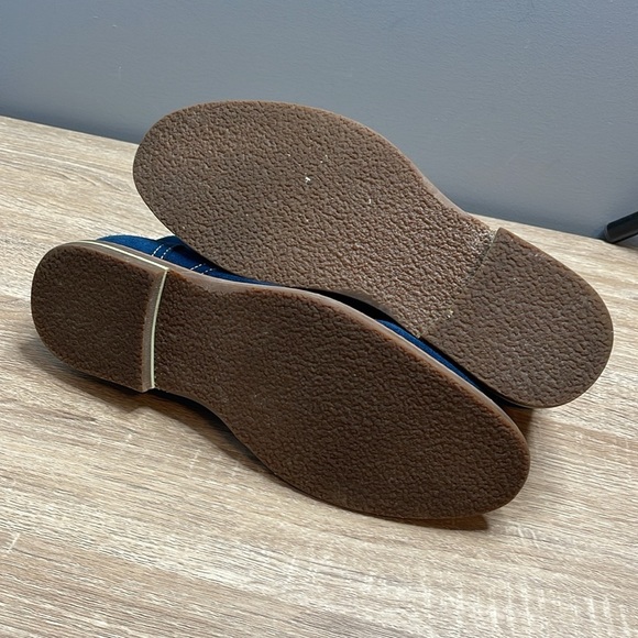 Blass Mens Genuine Suede Chukka Boots Dark Blue Lace Up Rubber Soles Size 9.5 - Picture 8 of 13